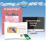 Cloud Nine Acclaim Greeting with Download Card - TD61 V.1/TD61 V.2 - Caribbean / Tropical